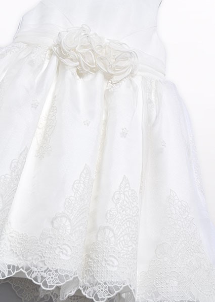 Vestito organza ricamato