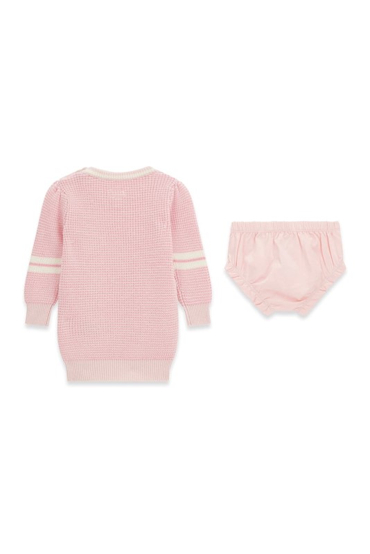 Ls sweater logo dress
