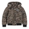 Polyester hooded ls puffer jac