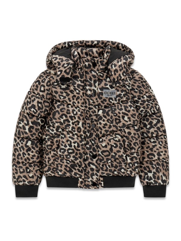 Polyester hooded ls puffer jac