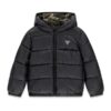 Polyester hooded ls puffer jac