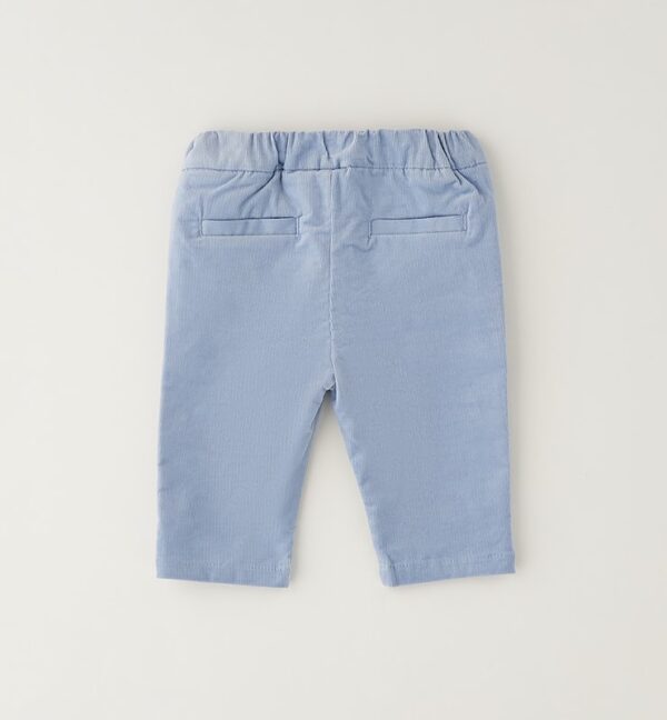 Pantalone tessuto navetta lungo