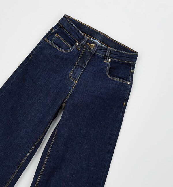 Pantalone denim lungo