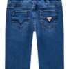 Regular stretch denim pants w/
