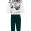 Set ls t-shirt+active pants