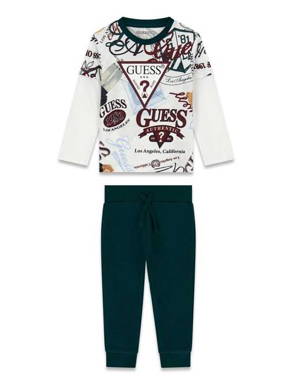 Set ls t-shirt+active pants