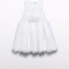 Vestito organza ricamato