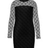Mesh ls dress