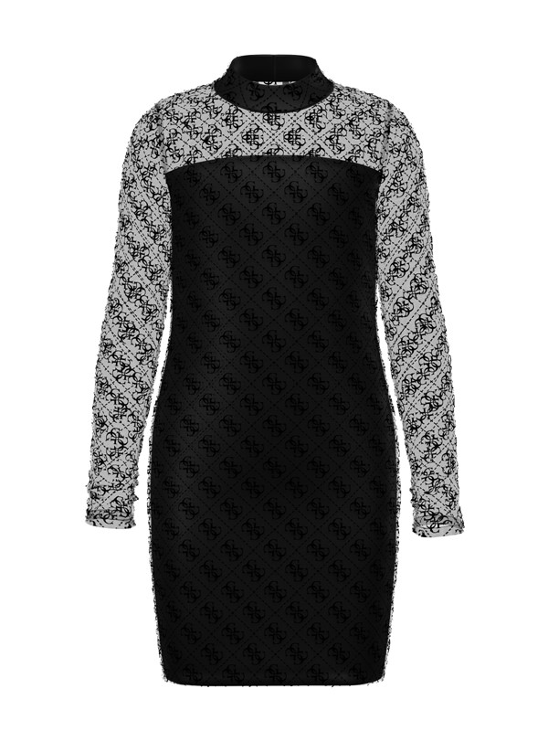 Mesh ls dress