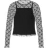 Mesh ls t-shirt