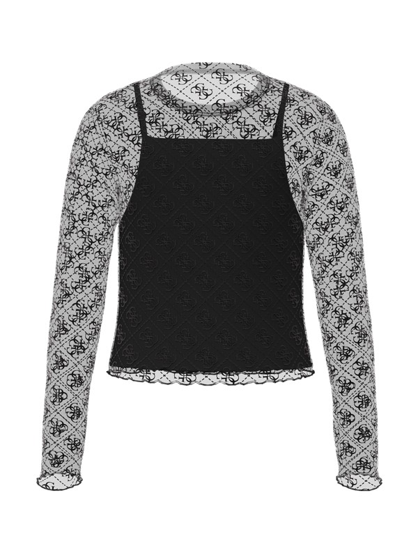Mesh ls t-shirt