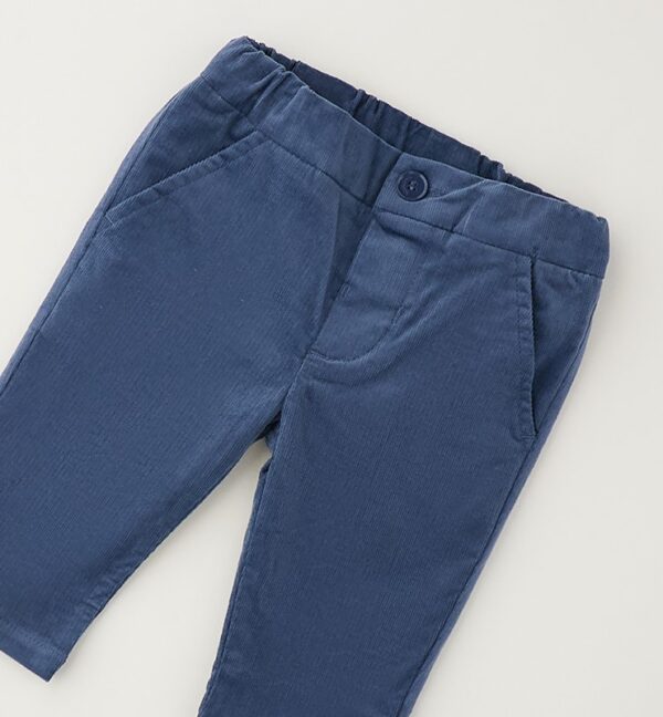 Pantalone tessuto navetta lungo