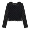 Mesh ls t-shirt