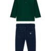 Set ls t-shirt + knit denim pa