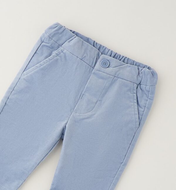 Pantalone tessuto navetta lungo