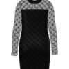 Mesh ls dress