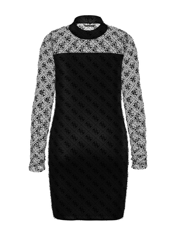 Mesh ls dress