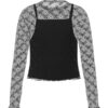 Mesh ls t-shirt