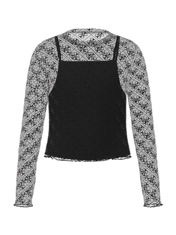 Mesh ls t-shirt