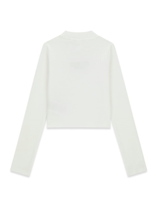 Stretch rib ls t-shirt