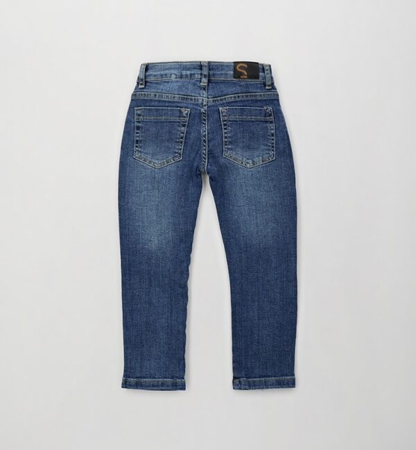 Pantalone denim lungo