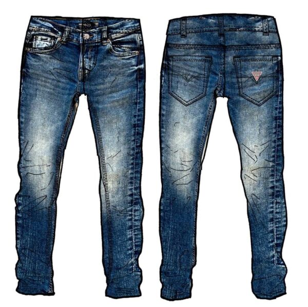 Regular comfort denim pants