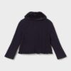 Cardigan tricot colletto pell