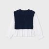Top gilet combinato