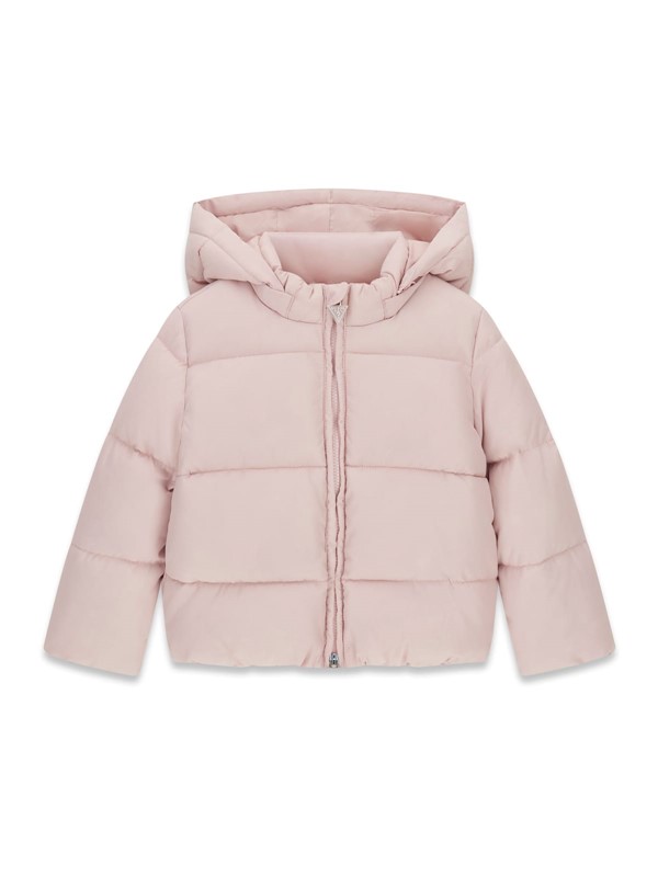 Hooded ls puffer w/zip