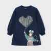 Vestito felpa serigrafia