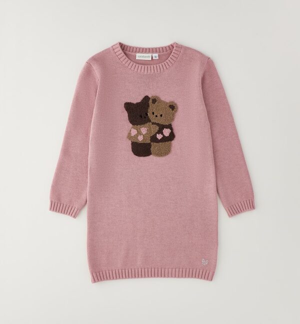 Abito tricot con manica