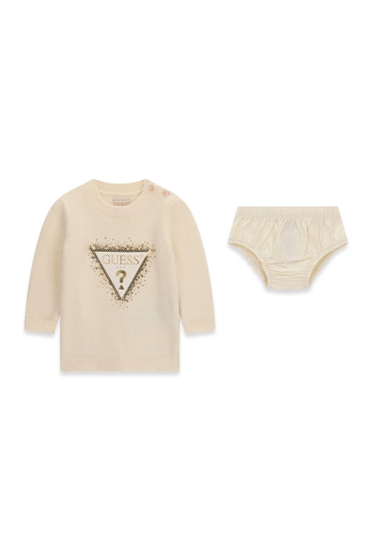 Set: ls sweater dress+panties