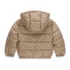 Polyester hooded ls puffer jac