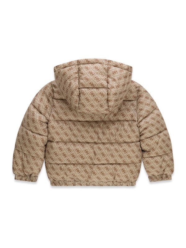 Polyester hooded ls puffer jac