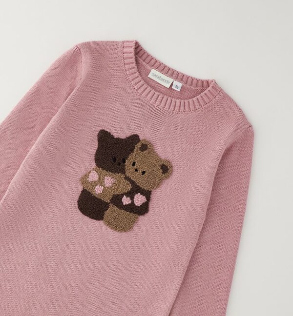 Abito tricot con manica