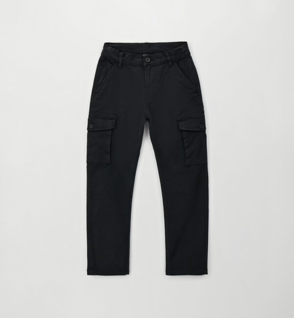 Pantalone tessuto navetta lungo