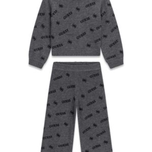 Set: ls sweater top+sweater pa