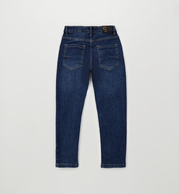 Pantalone denim lungo