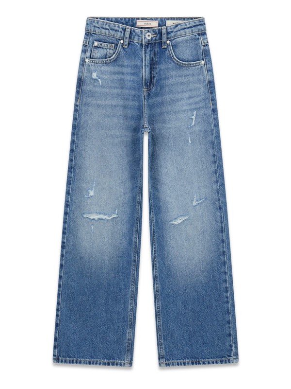90s rigid denim pant w/damages