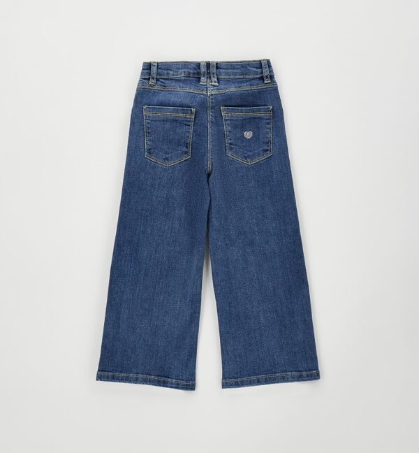 Pantalone denim lungo