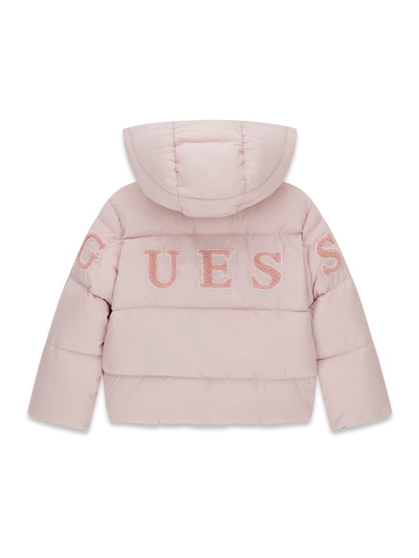 Hooded ls puffer w/zip