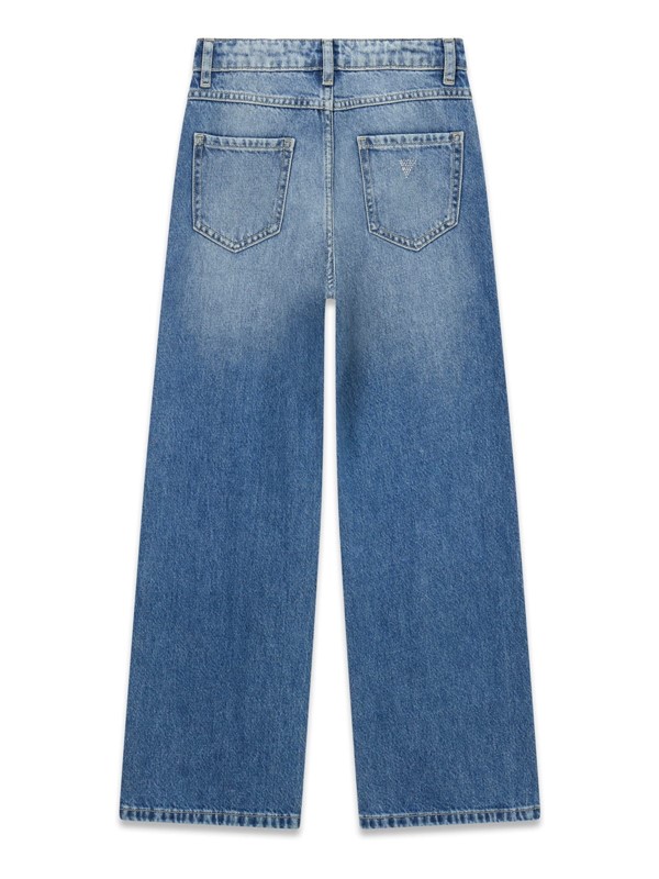 90s rigid denim pant w/damages