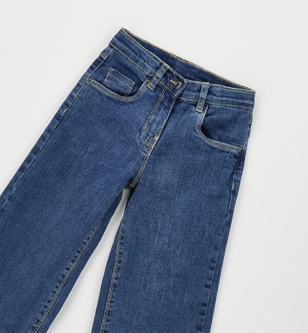 Pantalone denim lungo