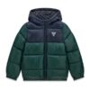 Polyester hooded ls puffer jac