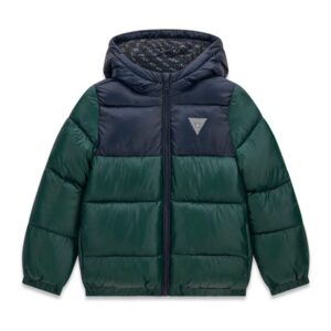 Polyester hooded ls puffer jac