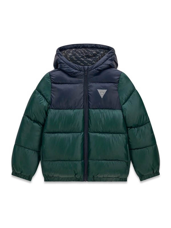 Polyester hooded ls puffer jac