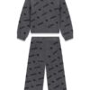 Set: ls sweater top+sweater pa
