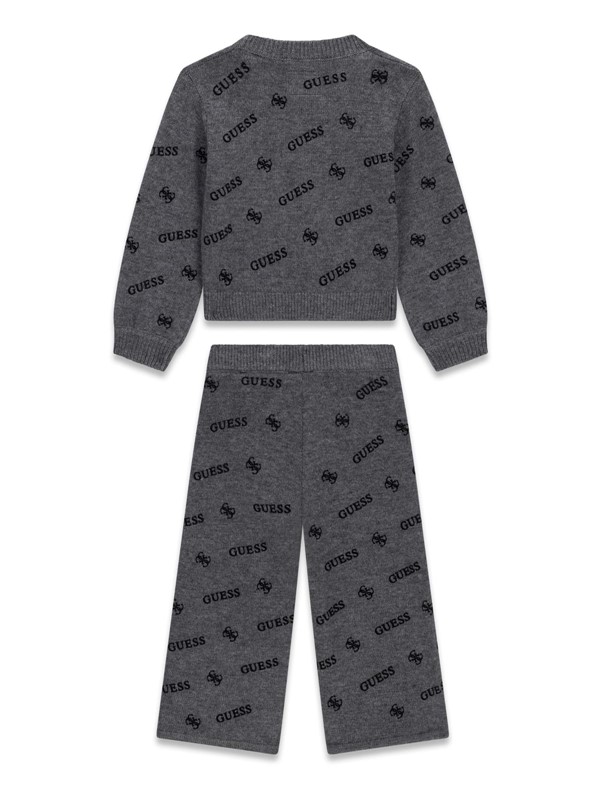 Set: ls sweater top+sweater pa