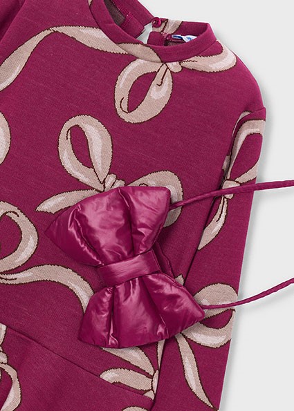 Vestito jacquard borsa