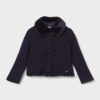 Cardigan tricot colletto pell